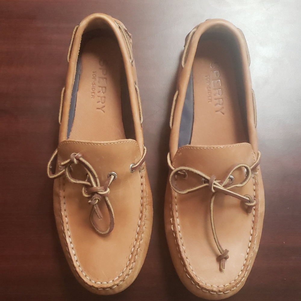 New Mens 9.5 Leather Sperry Topsider shoes